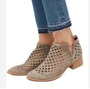 Jeffrey Campbell Taggart Perforated Leather Ankle Boot